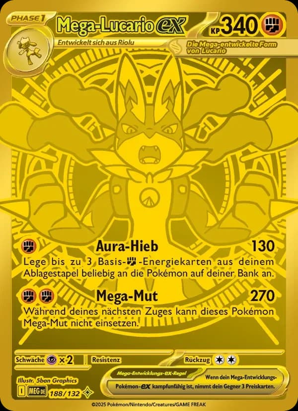 Sammelkarte Mega-Lucario-ex