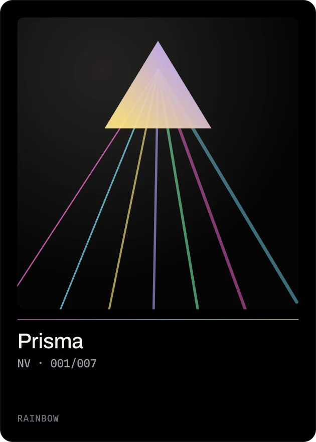 Sammelkarte Prisma